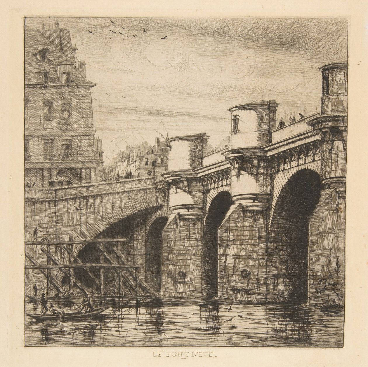 Pont-Neuf, Paříž od Charles Meryon