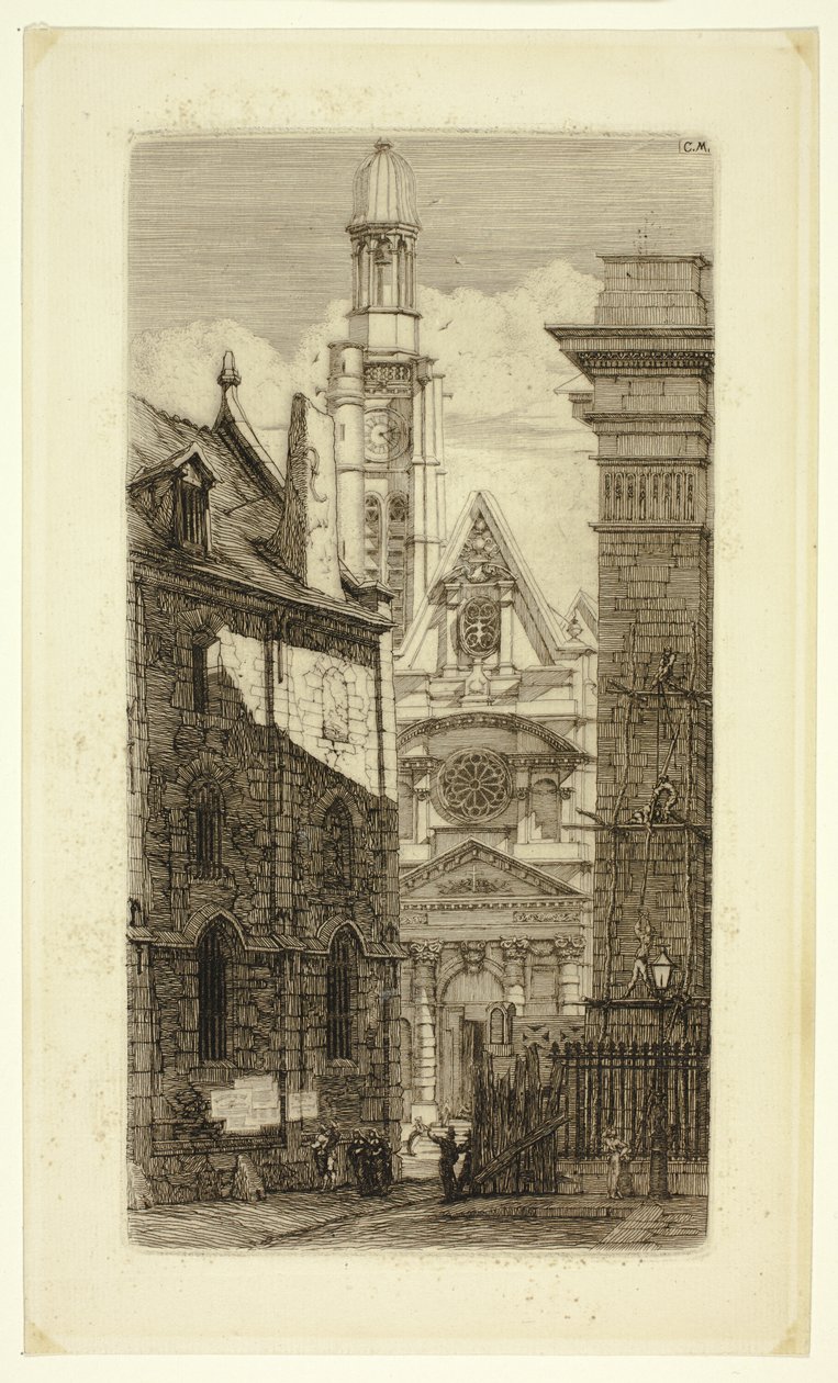 Saint-Etienne-du-Mont od Charles Meryon