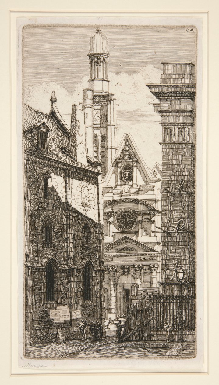 Saint-Etienne-du-Mont od Charles Meryon
