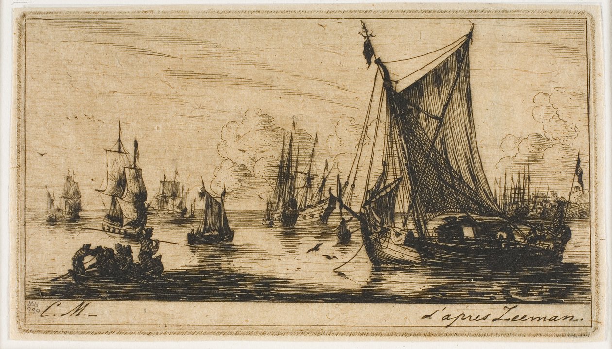 South Sea Fishers od Charles Meryon