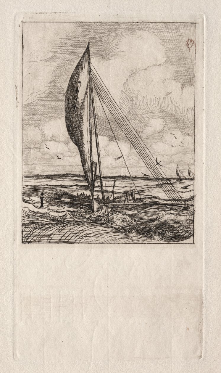 Swift Sailing Proa, souostroví Mulgrave, Oceánie od Charles Meryon
