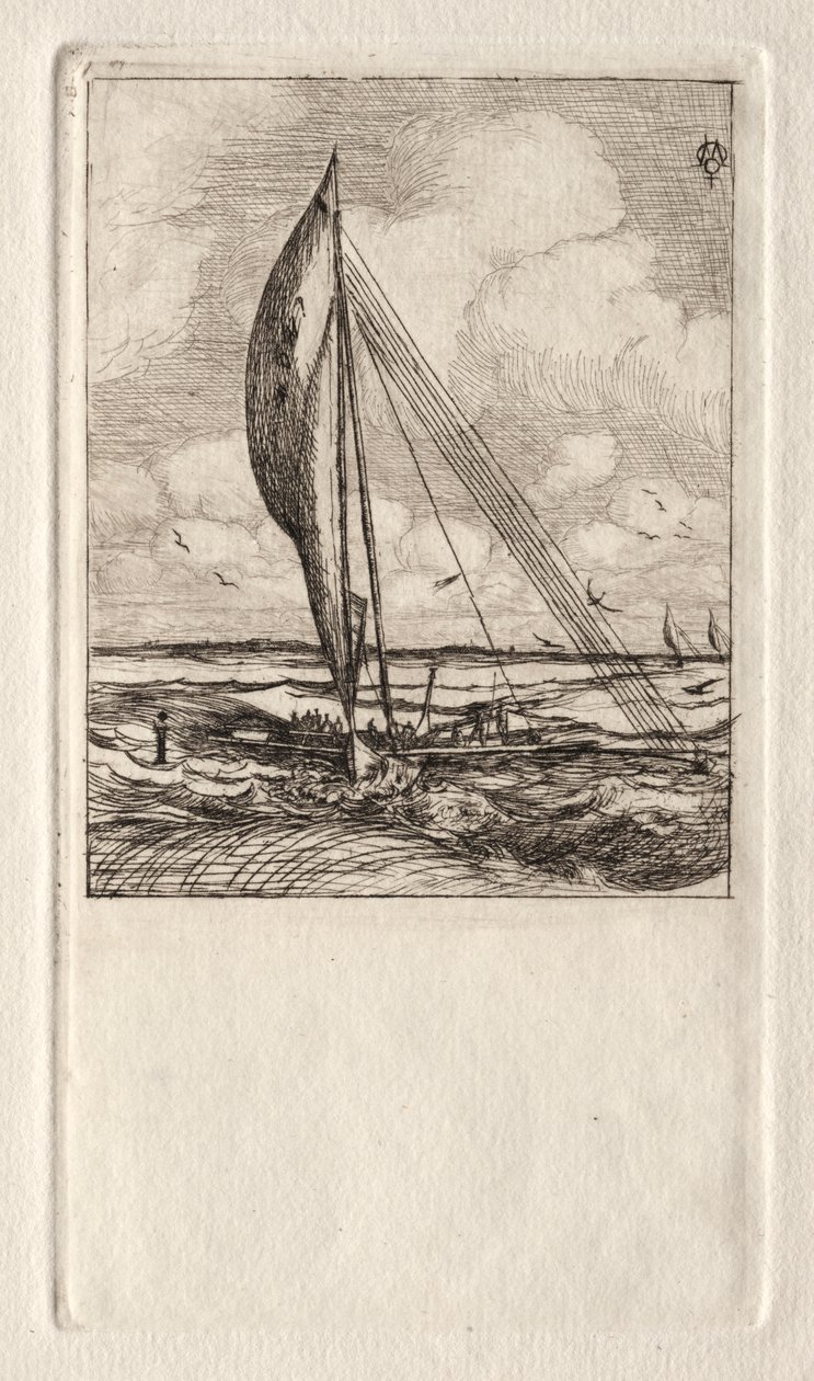 Swift Sailing Proa, souostroví Mulgrave, Oceánie od Charles Meryon