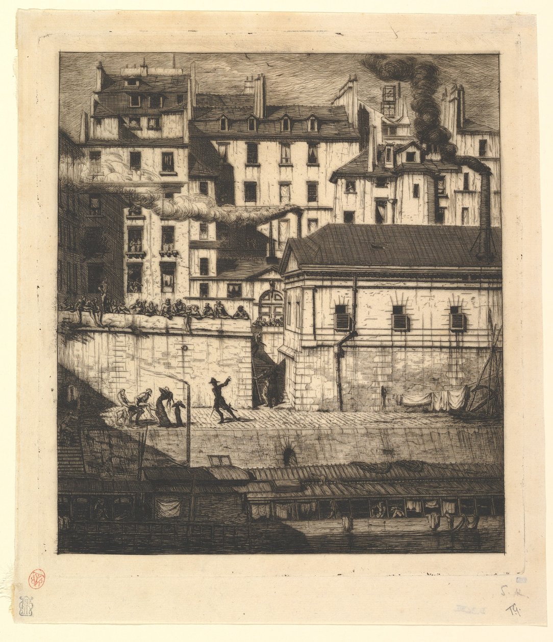 Márnice, Paříž (La Morgue) od Charles Meryon