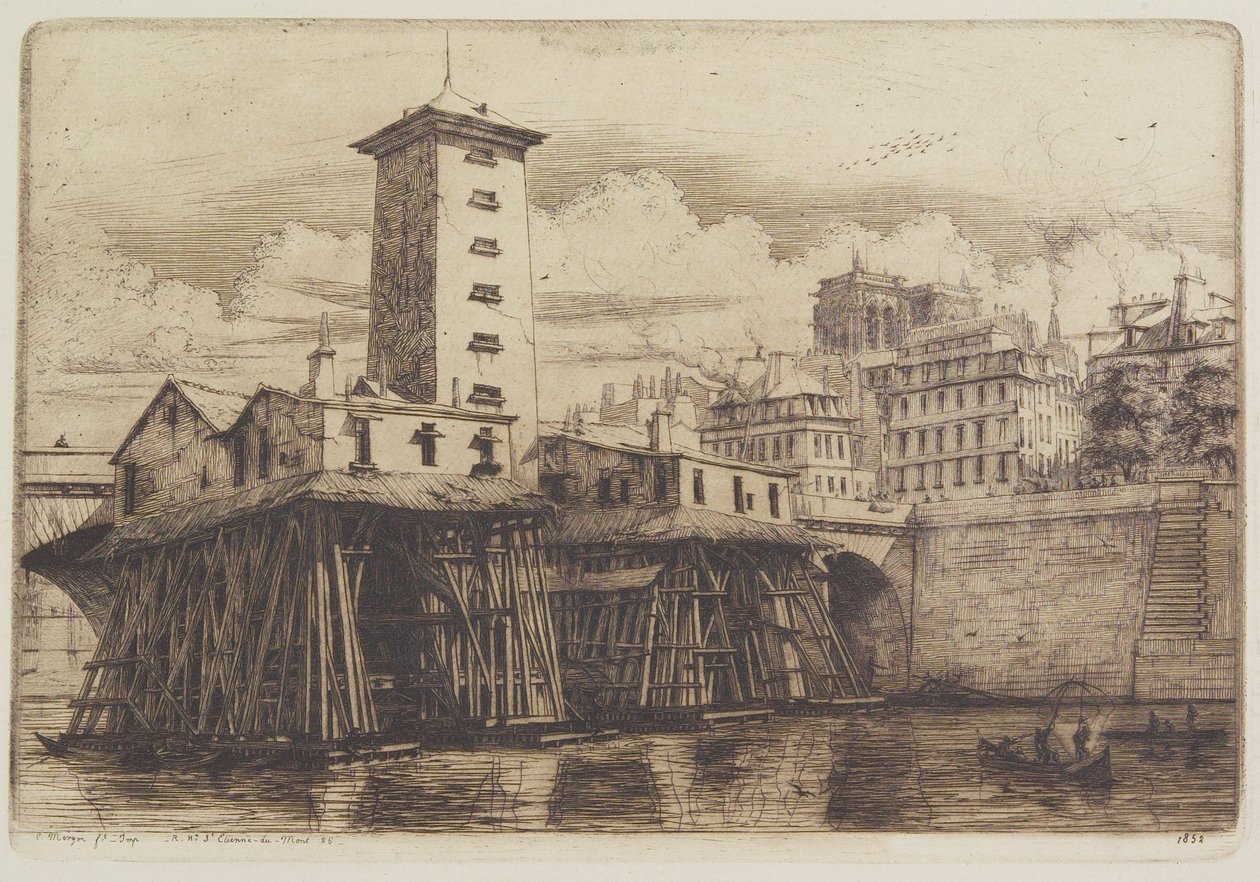 Pumpa Notre-Dame od Charles Meryon