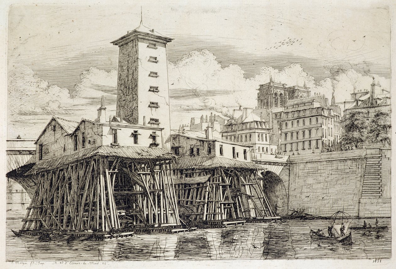 Pumpa, Notre Dame od Charles Meryon