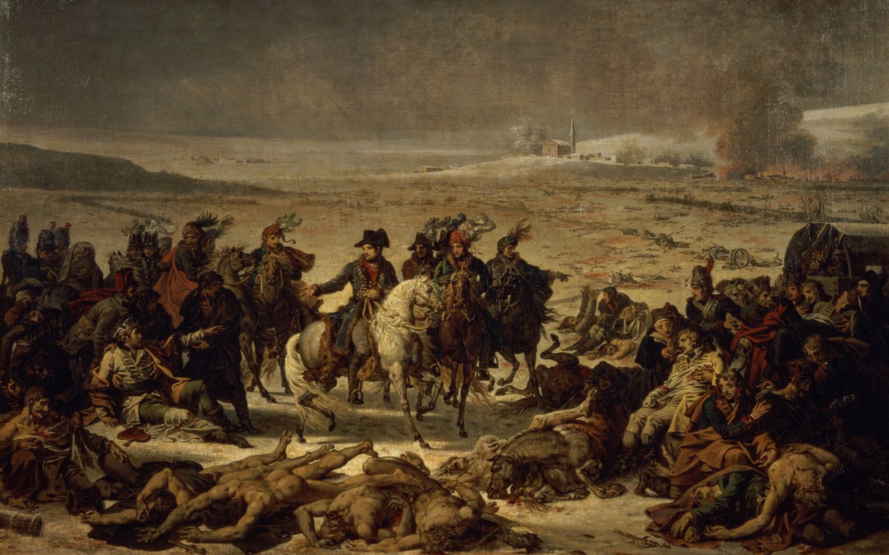 Po bitvě u Eylau, 9. února 1807 (olej na plátně) od Charles Meynier