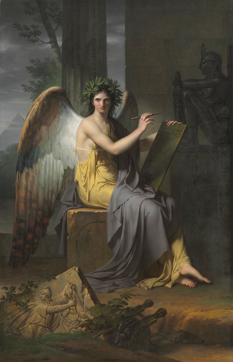 Clio, Múza historie od Charles Meynier