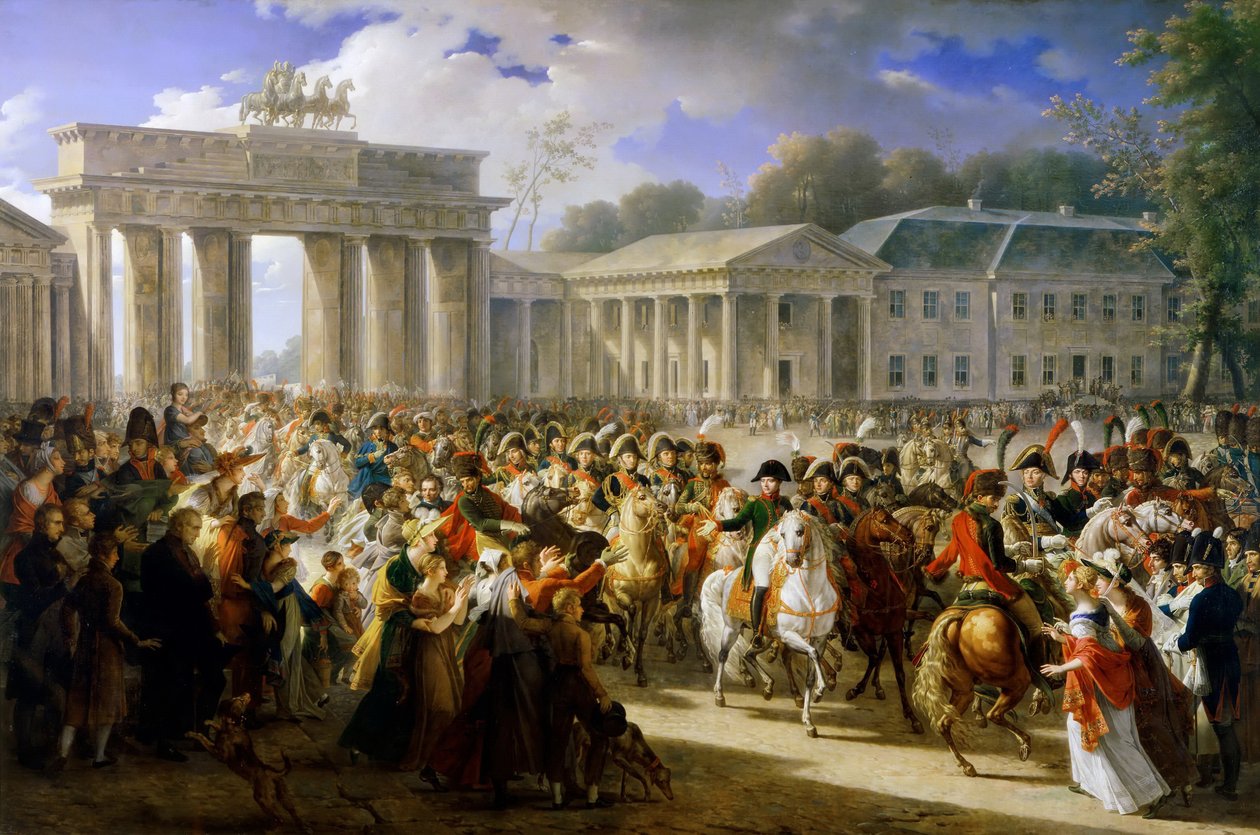 Vjezd Napoleona do Berlína, 27. října 1806 od Charles Meynier