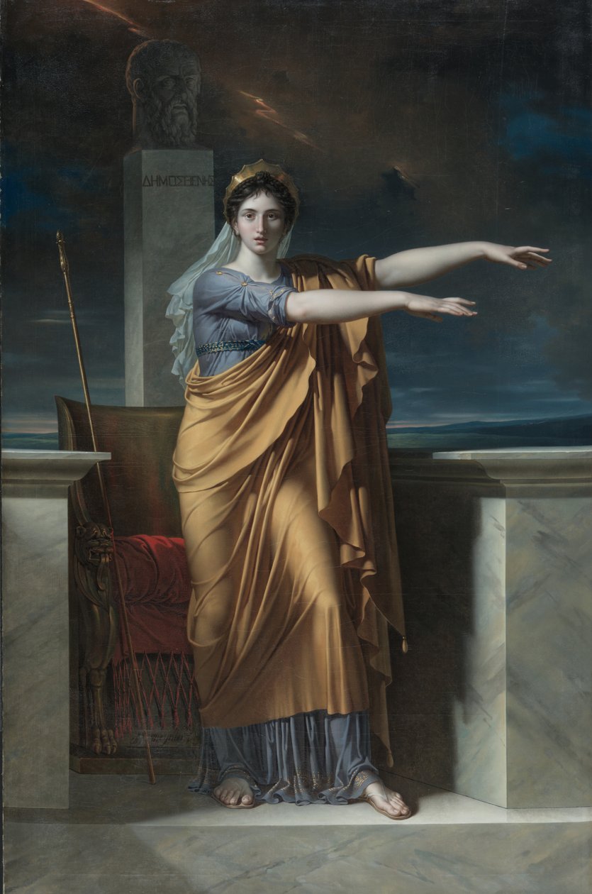 Polyhymnia, Múza výmluvnosti, 1800 od Charles Meynier