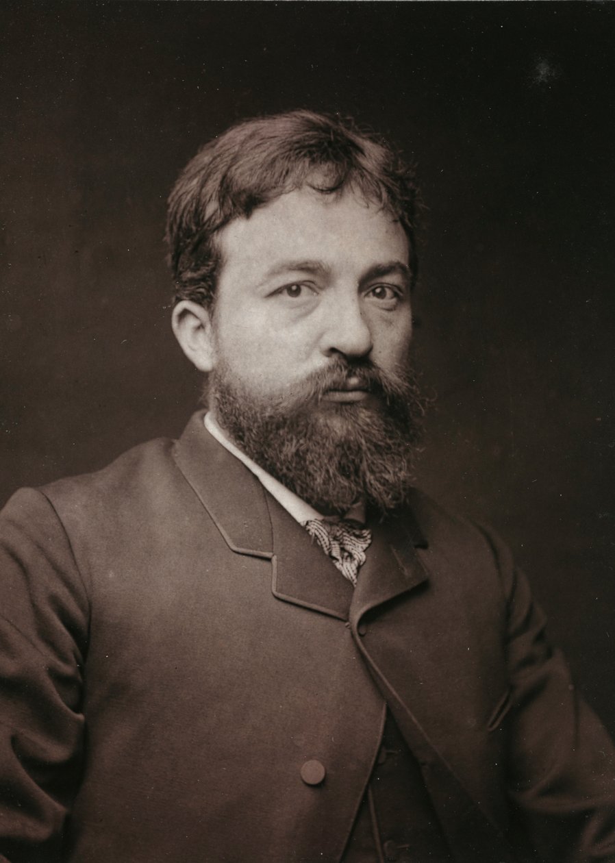 Umělecké a biografické album, 5. ročník, Salon 1885; portrét Pierre Fritel (1853-1942), francouzský malíř, sochař a rytec od Charles Michelez