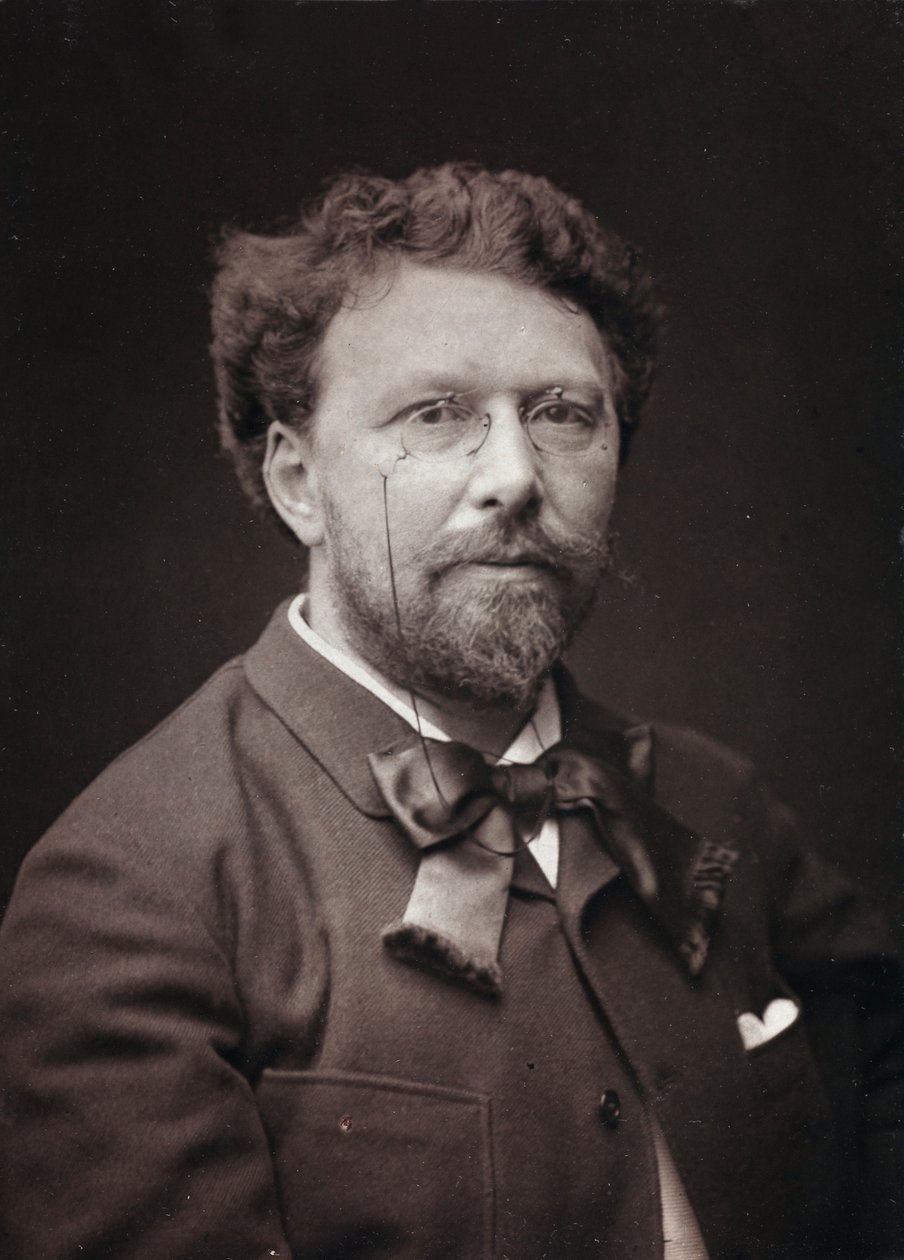 Umělecké a biografické album, 5. ročník, Salon 1885; portrét francouzského malíře Alfred-Pierre Joseph Agache (1843-1915) od Charles Michelez
