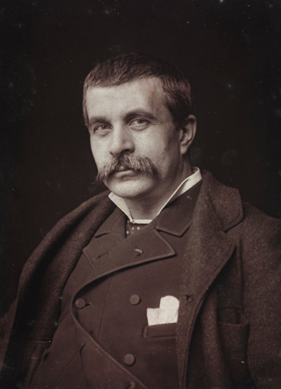 Umělecké a biografické album, 5. ročník, Salon 1885; portrét francouzského malíře Jean-Jules-Antoine Lecomte du Nouÿ (1842-1923) od Charles Michelez