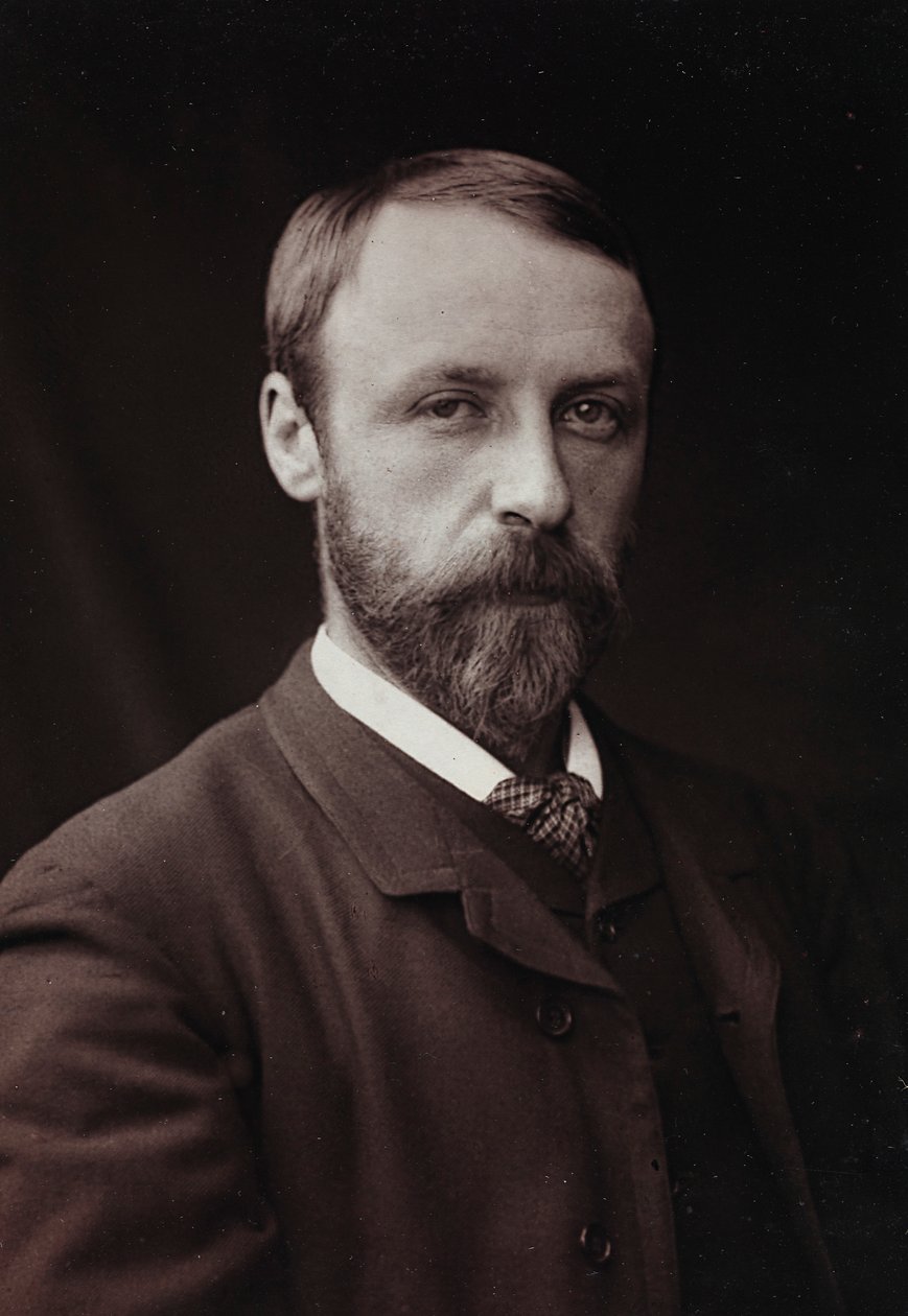 Umělecké a biografické album, 6. ročník, Salon 1885; portrét belgického malíře Emile Clause (1849-1924) od Charles Michelez