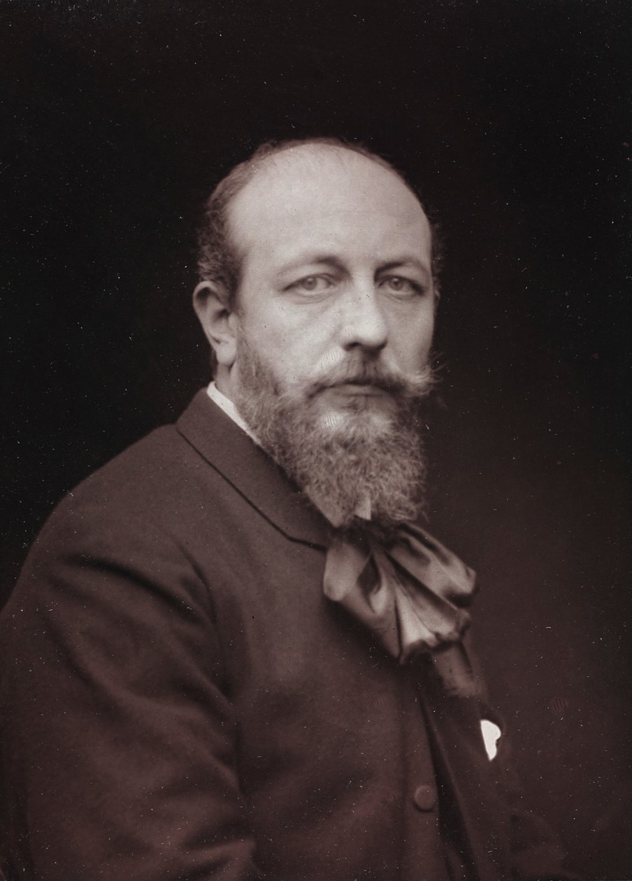 Umělecké a biografické album, 6. ročník, Salon 1885; portrét francouzského malíře Rogera Jourdaina (1845-1918) od Charles Michelez