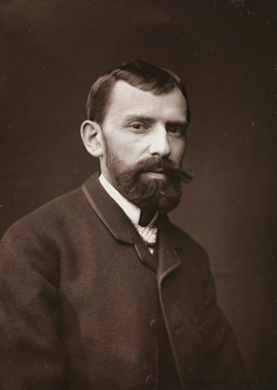 Umělecké a biografické album, 6. ročník, Salon 1885; portrét francouzského malíře Victora Gabriela Gilberta (1847-1933) od Charles Michelez