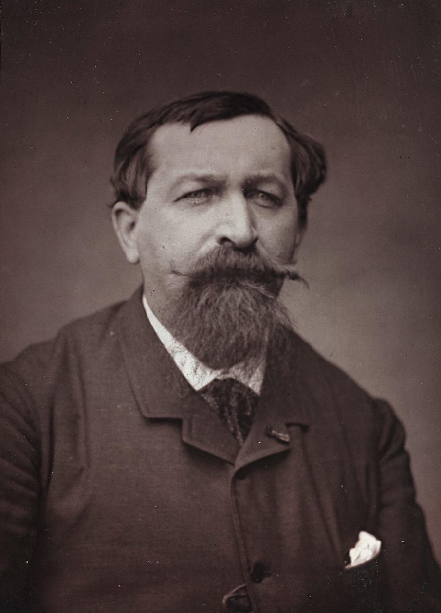 Umělecké a biografické album, 6. ročník, Salon 1885; portrét malíře Josepha Emile Gridela (1839-1901) od Charles Michelez
