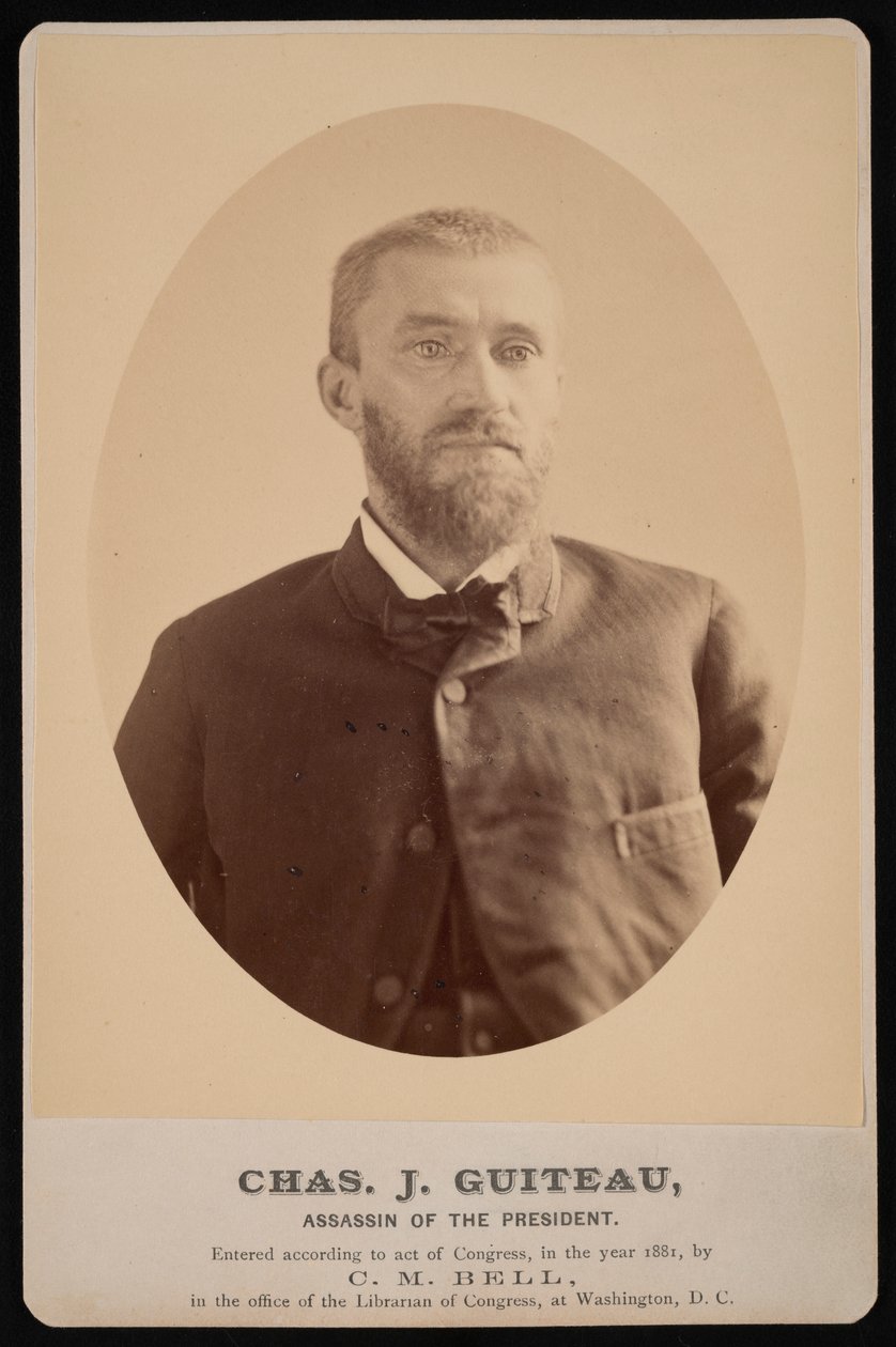 Portrét Charlese Julia Guiteaua 1841-1882, 4. července 1881. od Charles Milton Bell
