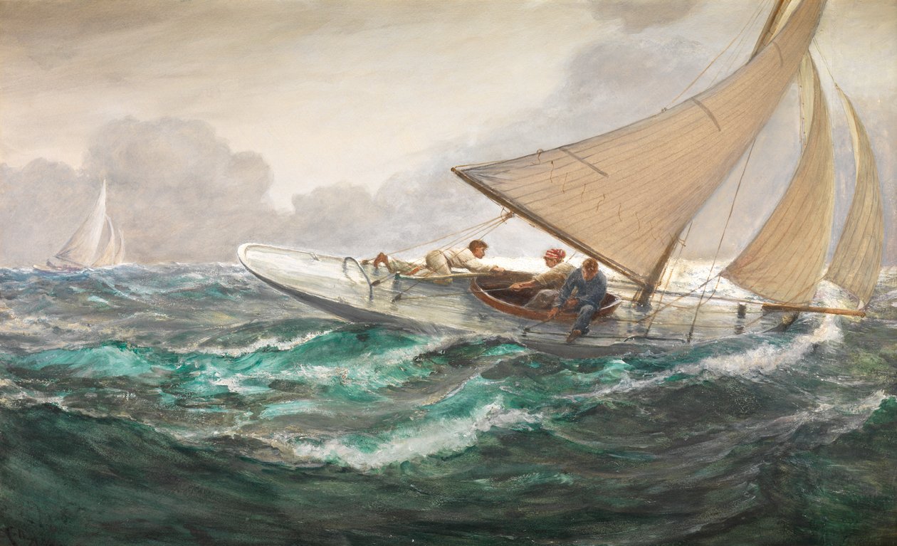 Zátah na hlavní stránce od Charles Napier Hemy