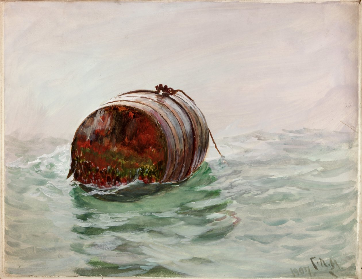 Bójka (barva těla a akvarel na papíře) od Charles Napier Hemy