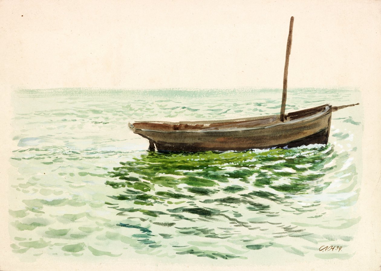 Člun (barva těla) od Charles Napier Hemy