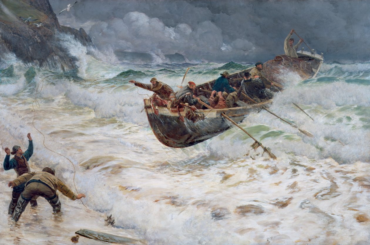 Jak se loď vrátila domů, 1886 od Charles Napier Hemy