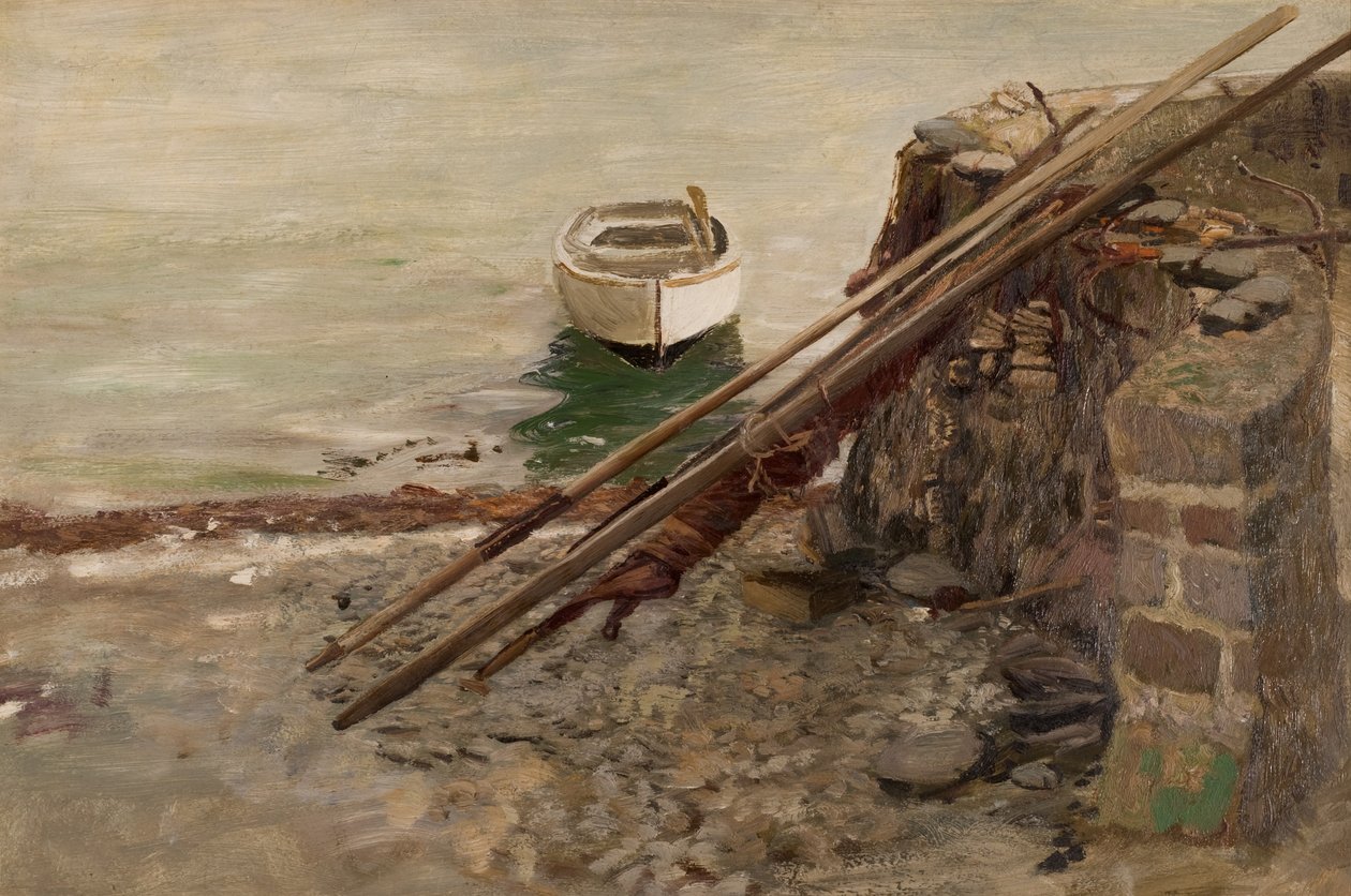 Studium v přístavu od Charles Napier Hemy