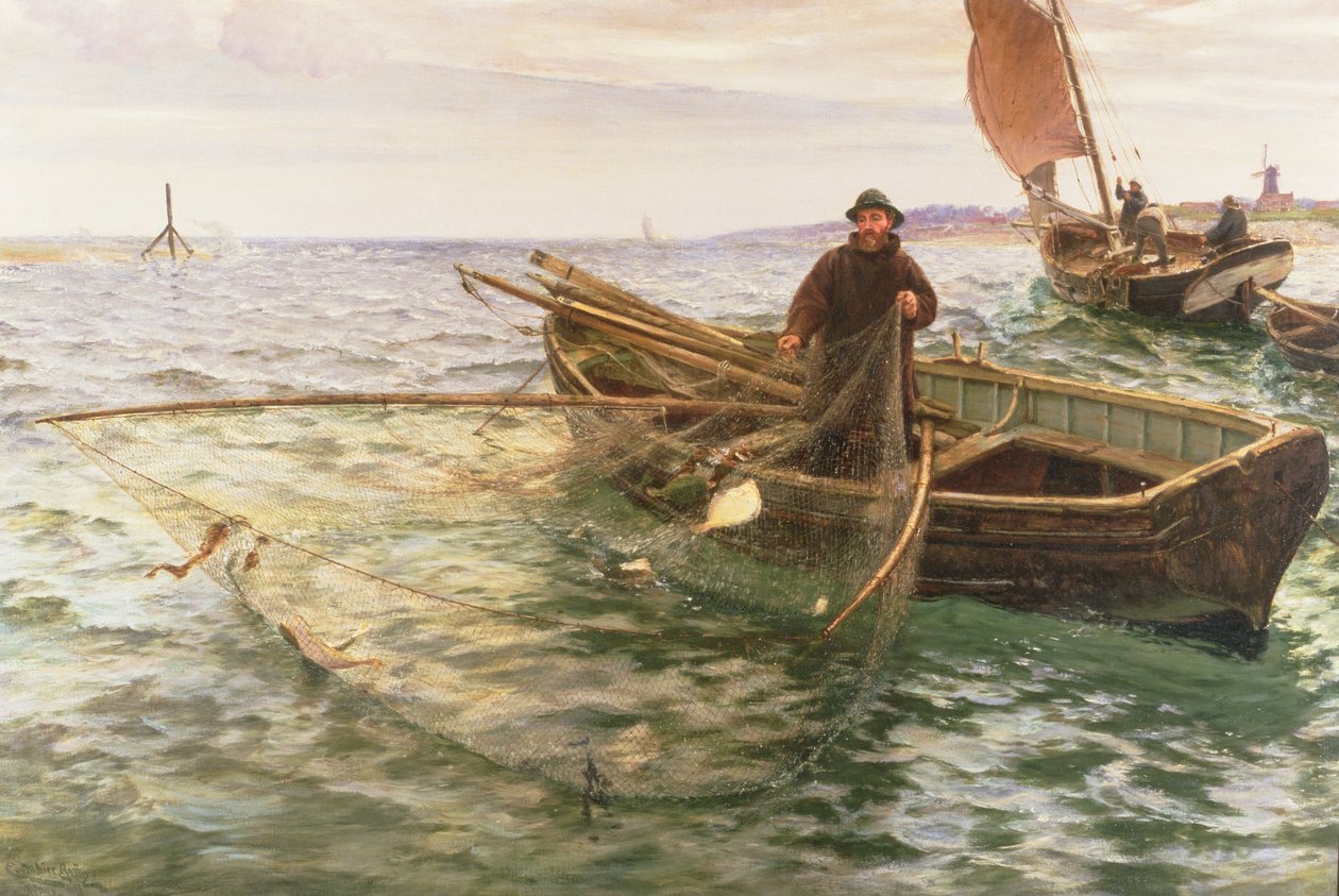 Rybář, 1888 od Charles Napier Hemy