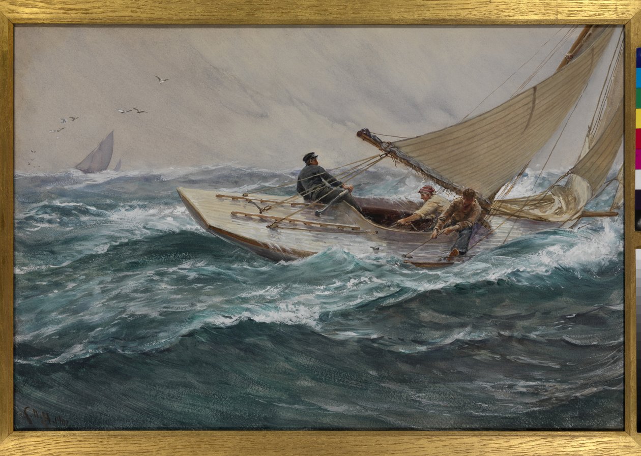 Mládež, 1902 (tempera a wc) od Charles Napier Hemy