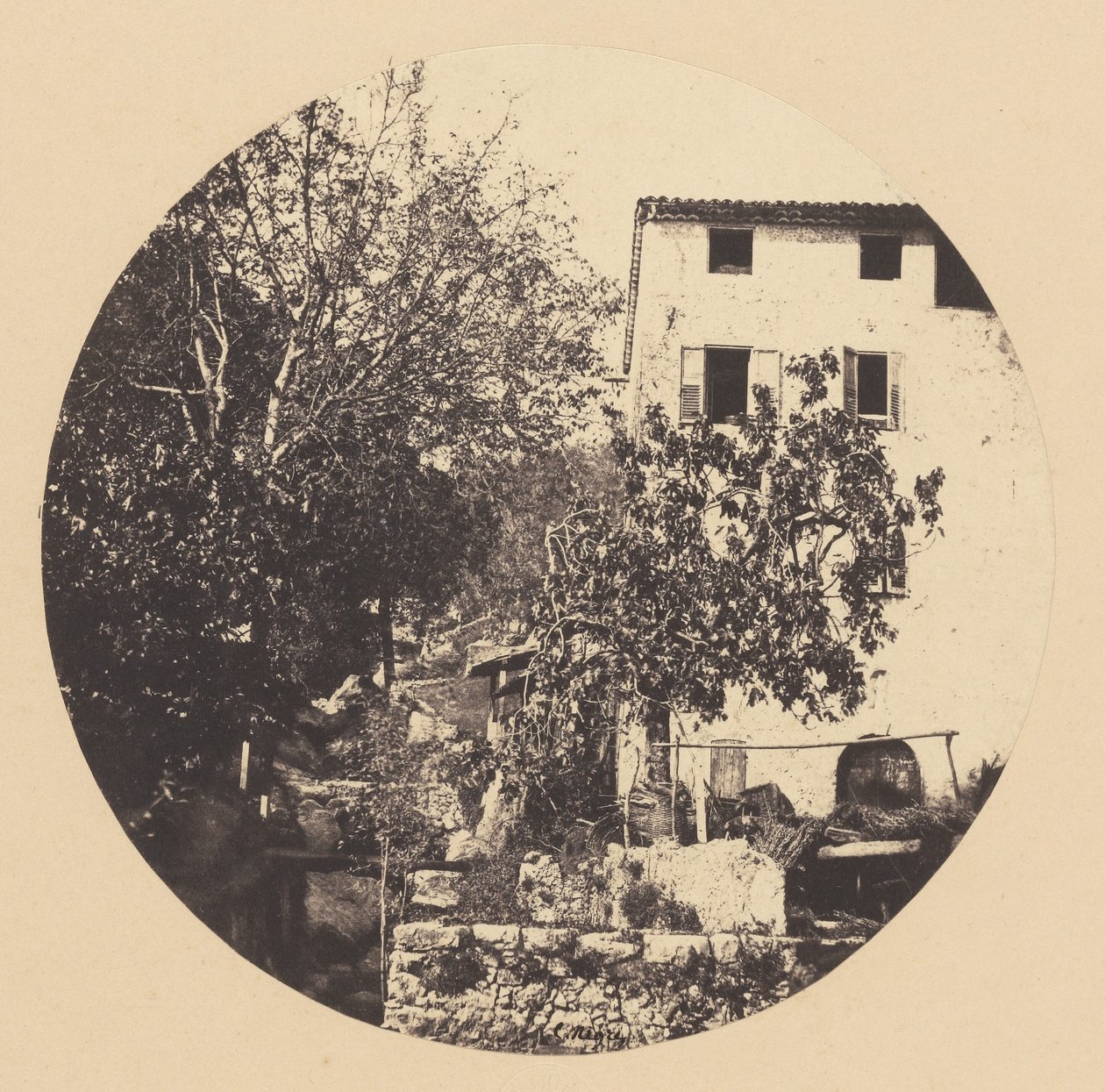 [Grasse, mlýn (vodopády)] od Charles Nègre