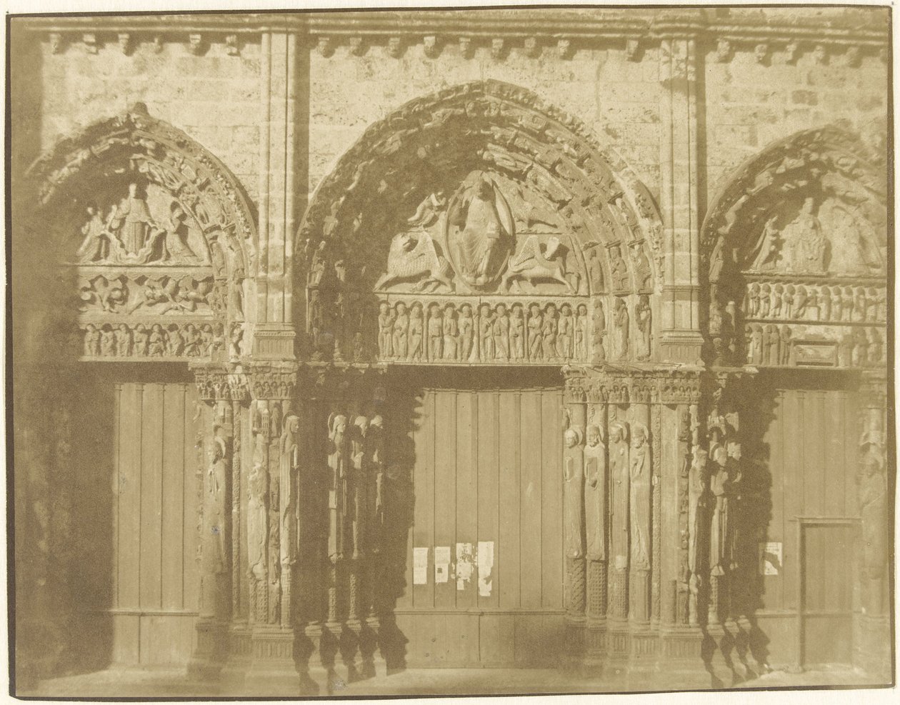 Portál katedrály v Chartres od Charles Nègre