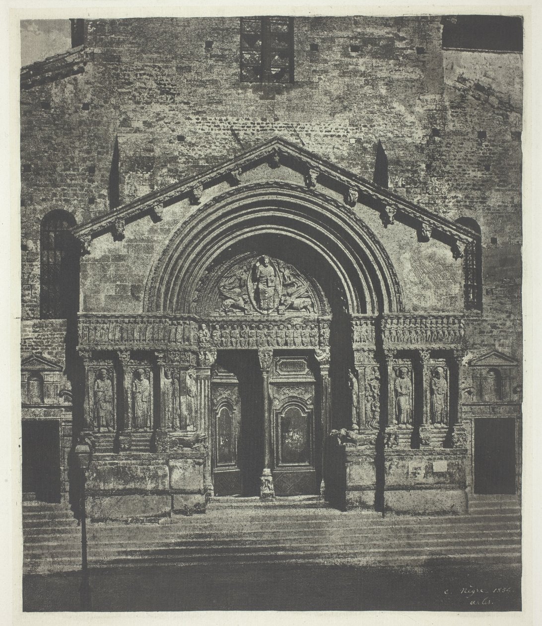 Arles: Západní veranda Saint-Trophime od Charles Nègre