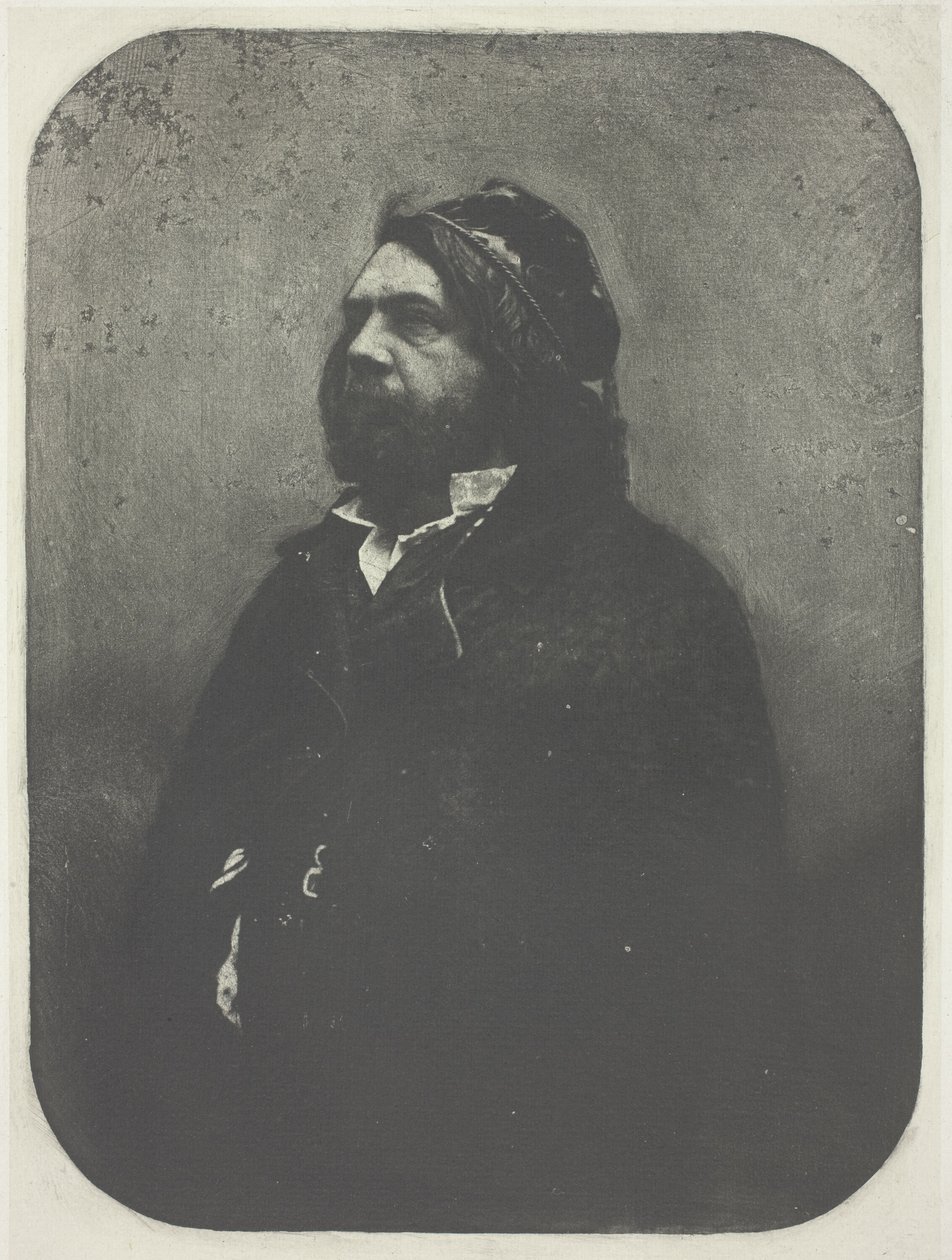 Portrét Theophila Gautiera podle Nadara od Charles Nègre