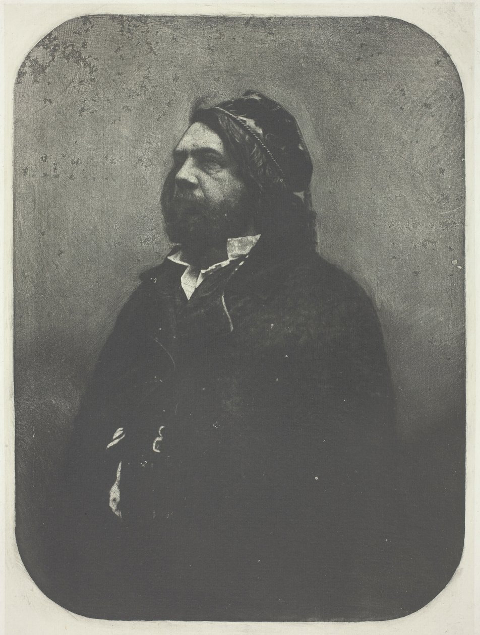 Portrét Theophila Gautiera po Nadarovi, c. 1857, vytištěno 1982. od Charles Nègre