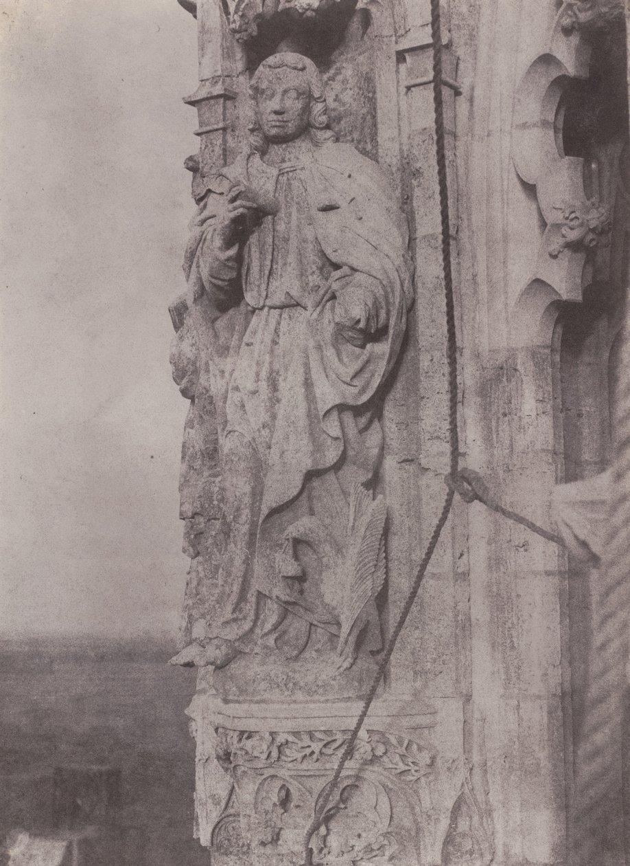 Saint John the Evangelist, Chartres Cathedral, c. 1854. od Charles Nègre