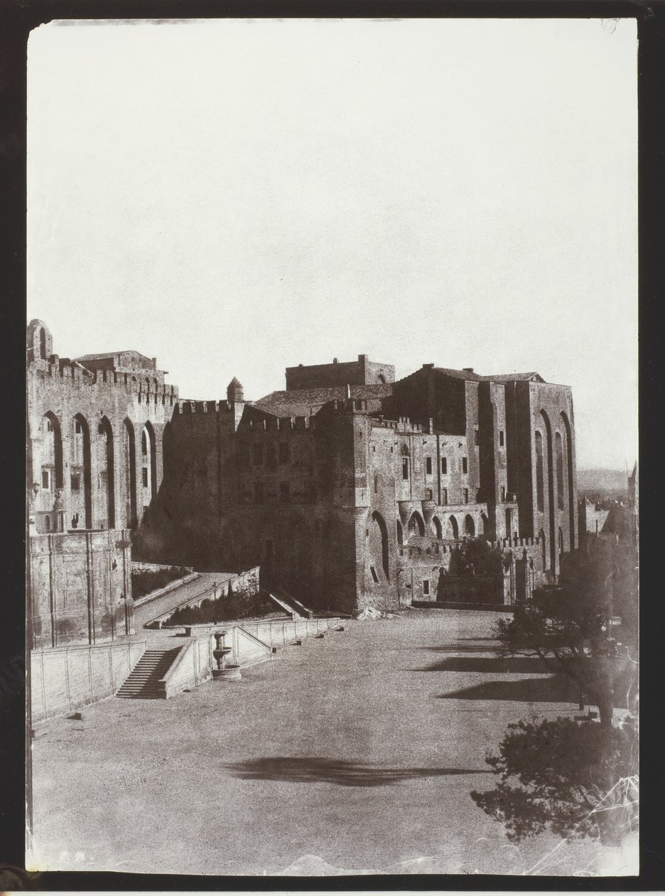 Papežský palác, Avignon od Charles Nègre