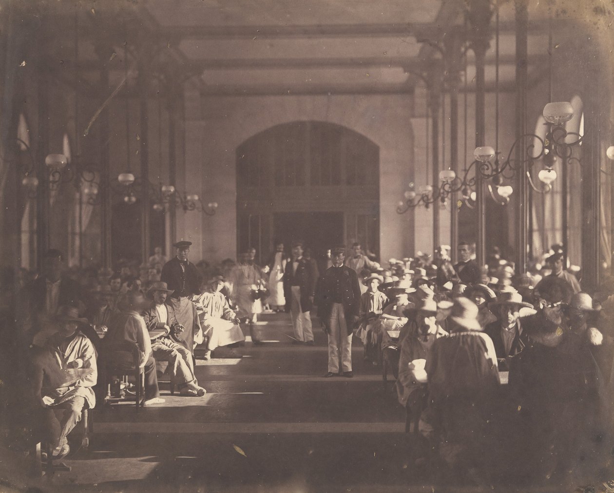 Refektář císařského azylu ve Vincennes, 1858-59. od Charles Nègre