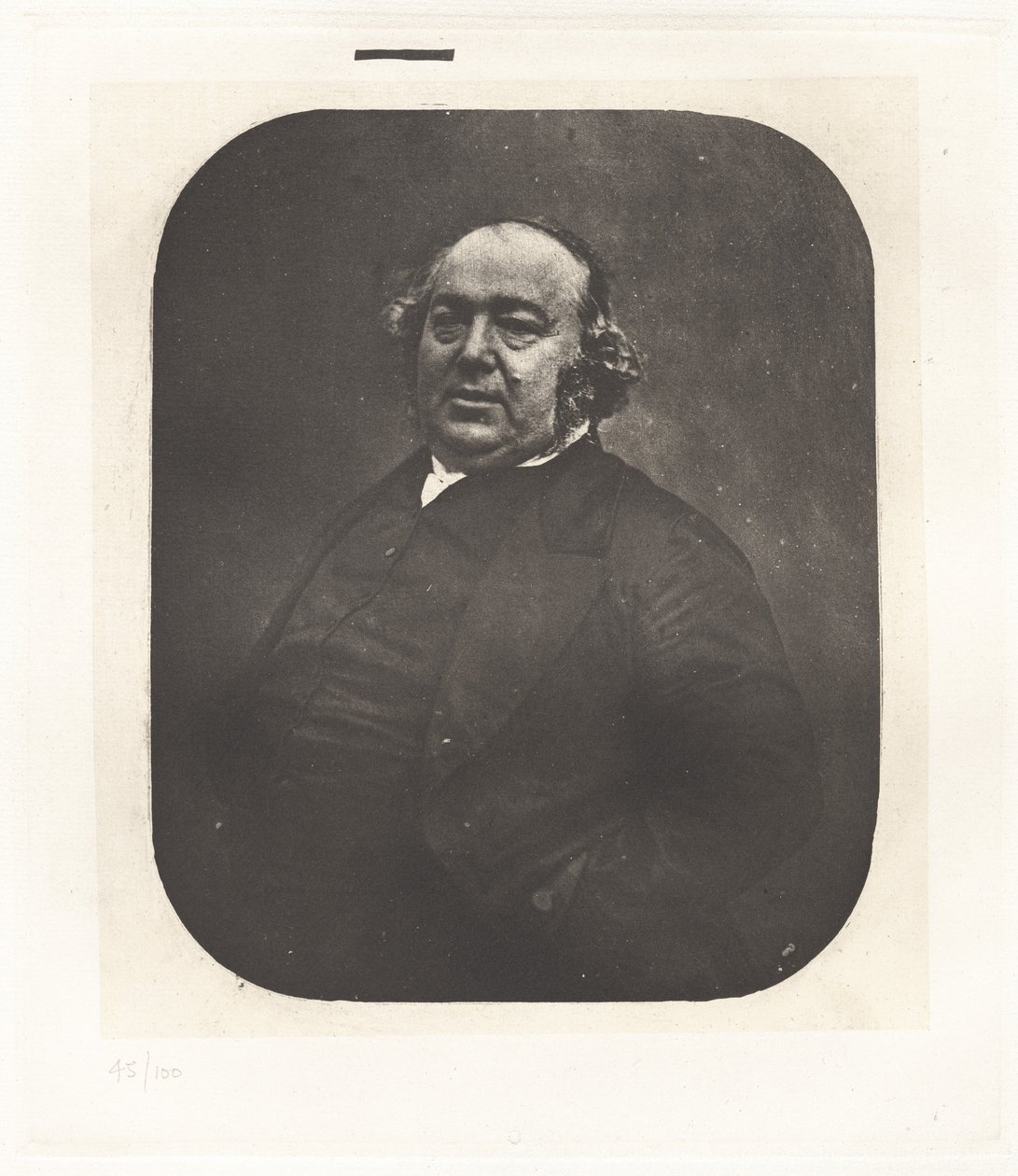 Deska IX – Portrét Julese Janina podle Nadara (Deska IX – Portrét Julese Janina, Nadar) od Charles Nègre, Nadar, André Jammes
