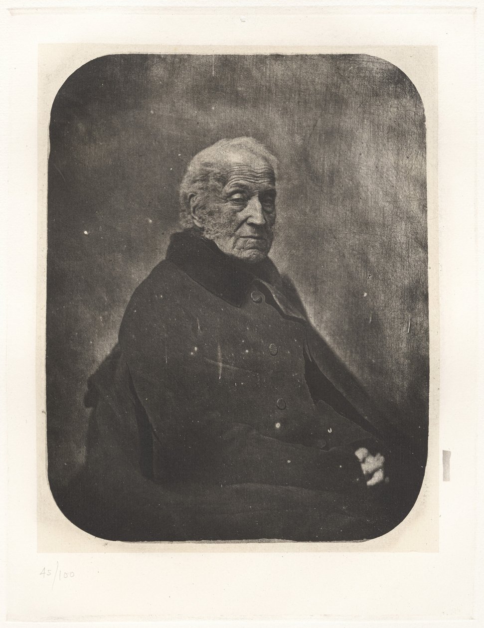 Talíř X – Portrét prince Adama Georgese Czartoriského, po Nadarovi (Platík X – Portrét prince Adama Georgese Czartoriského, Nadar) od Charles Nègre, Nadar, André Jammes
