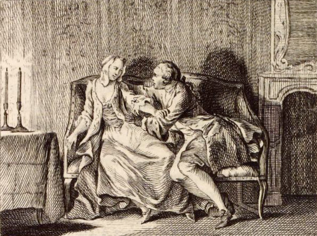 Modlitba svatého Juliána od Charles Nicolas Cochin