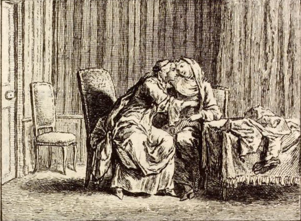 Švadlena od Charles Nicolas Cochin