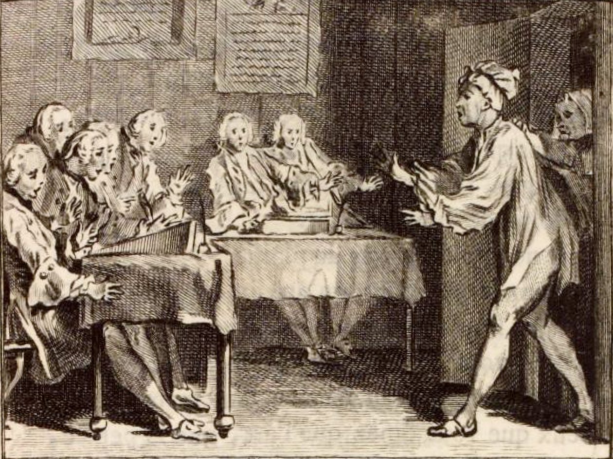 Král Candaule a mistr zákona od Charles Nicolas Cochin