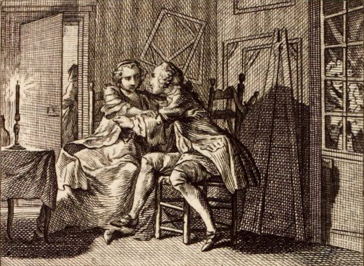 Obyvatelé města Rém od Charles Nicolas Cochin