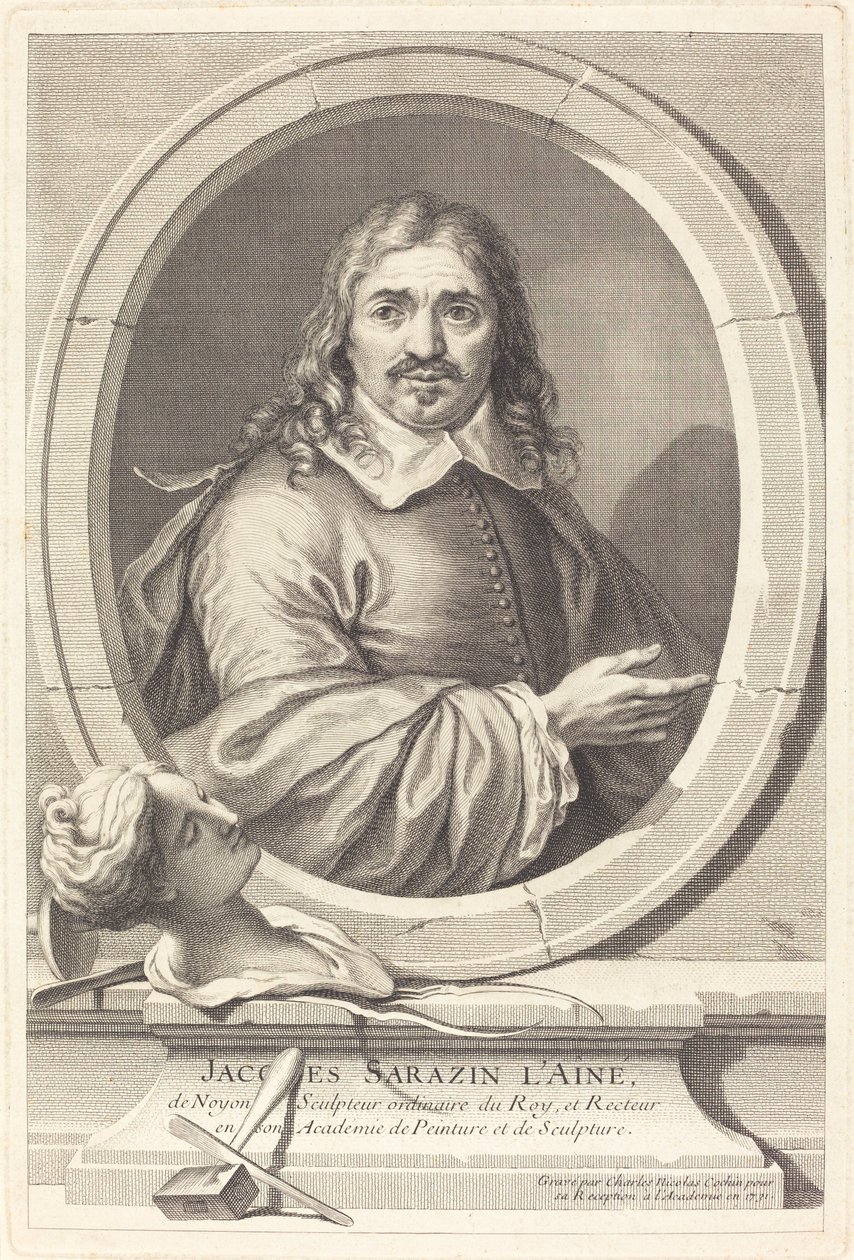 Jacques Sarazin starší od Charles Nicolas Cochin I