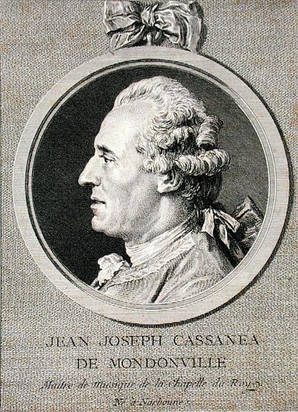 Jean Joseph Cassanea de Mondonville (1711-72) vyrytý Augustinem de Saint-Aubin (1736-1807) 1768 (rytina) od Charles Nicolas II (after) Cochin