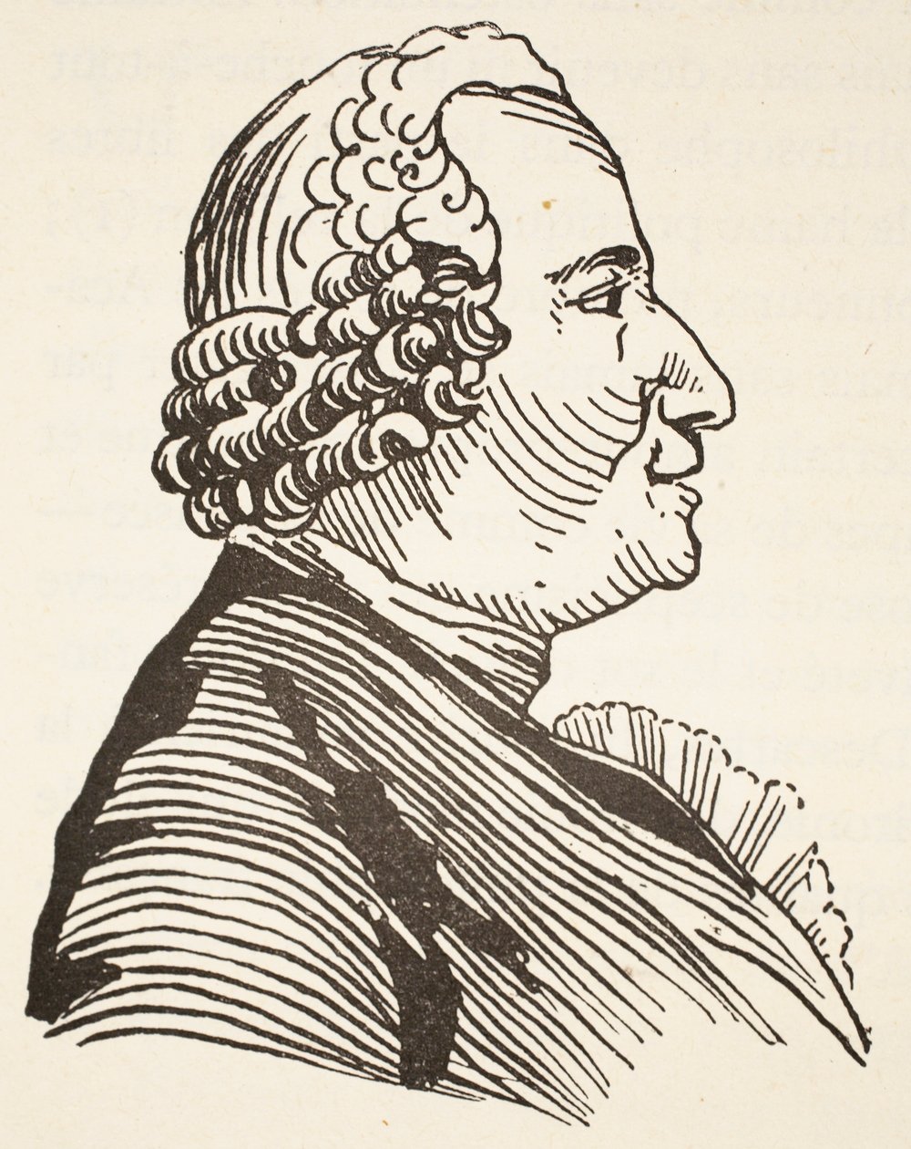 Diderot, kopie Boris Mestchersky (zemř. 1957), ilustrace z "Histoire de la Nation Francaise", Sciences, svazky I a II, autor Gabriel Hanotaux (1853-1944), 1924. od Charles Nicolas II Cochin