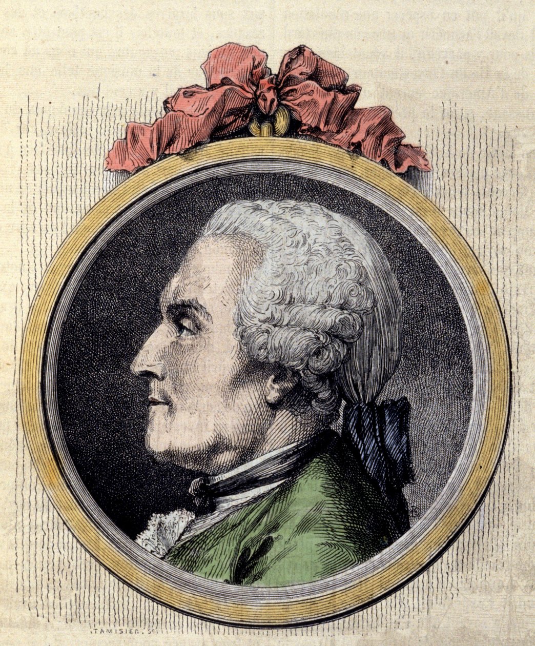 Portrét Charlese Marie La Condamine, francouzského matematika a přírodovědce od Charles Nicolas II Cochin