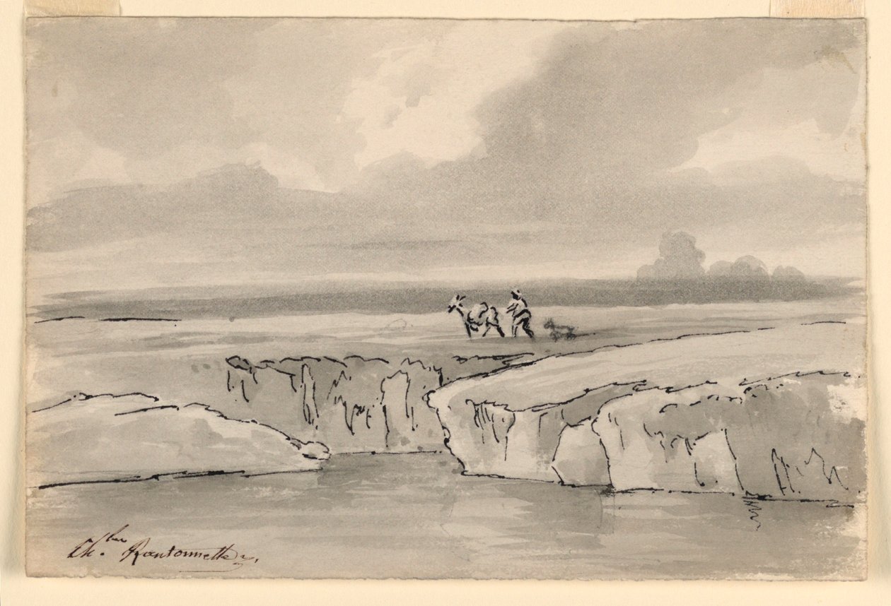 Krajina od Charles Nicolas Ransonnette