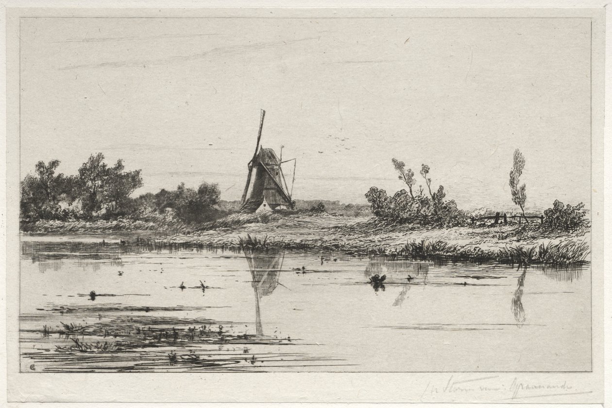 The Edge at the Gein od Charles Nicolas Storm van 