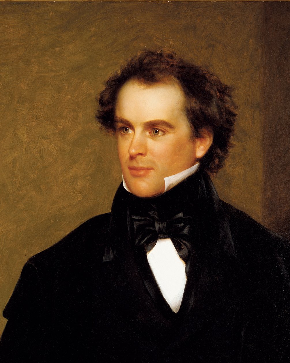 Nathaniel Hawthorne (1804-64) 1840 (olej na plátně) od Charles Osgood