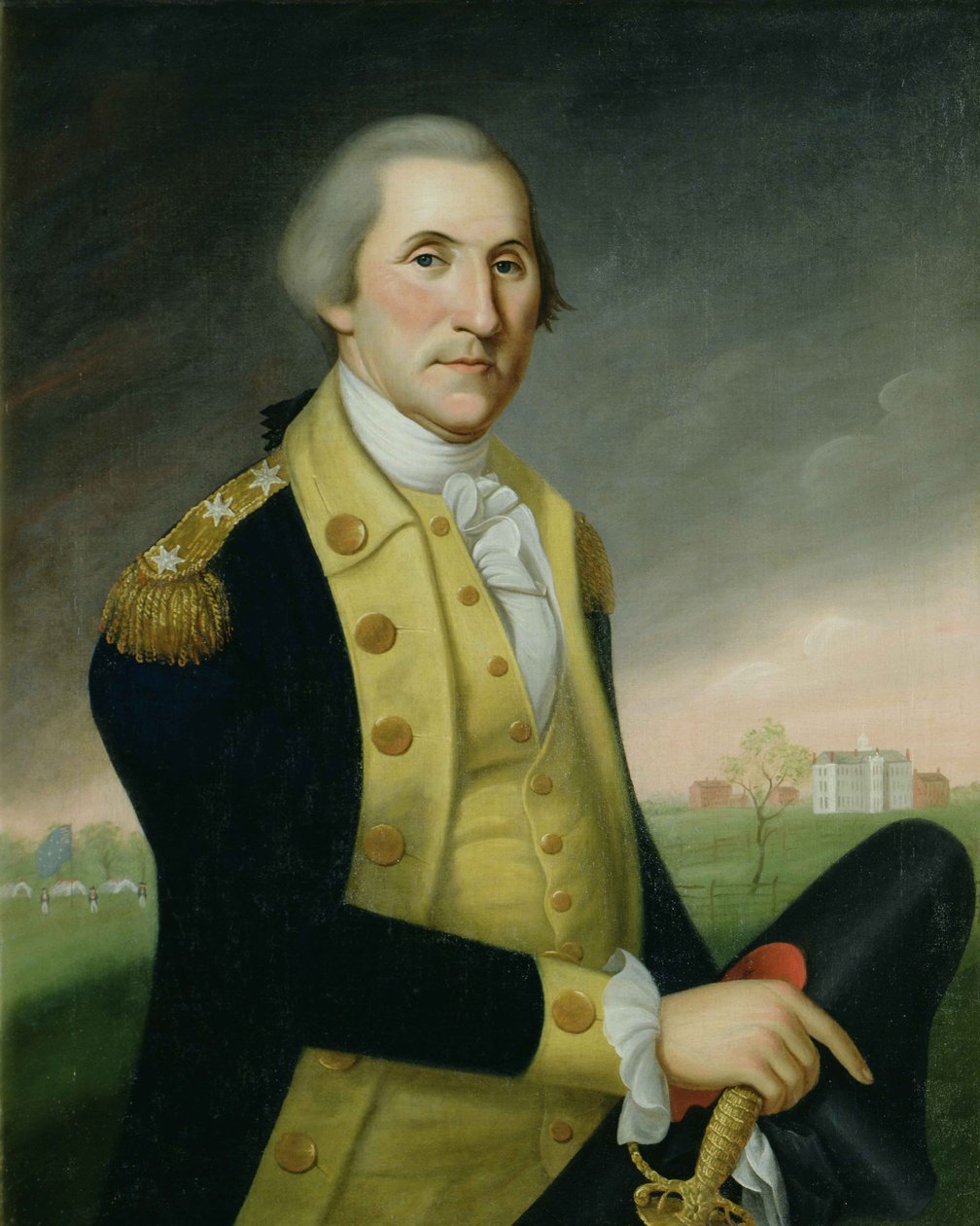 George Washington v Princetonu od Charles P. & Peale Charles W. (1741 1827) Polk
